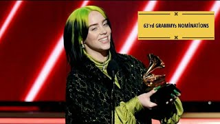 Grammy Nominations 2021 (63'rd grammy)