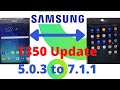 How to update Samsung galaxy tab a || Samsung T350 Update 5.0.3 to 7.1.1