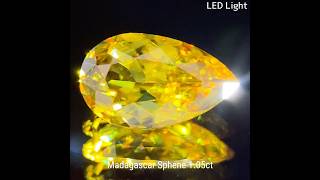 正統派ゴールドの1ctアップ / Sphene 1.05ct / Madagascar