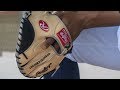 Rawlings Heart of the Hide Pancake Trainer with Francisco Lindor