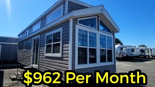 Tiny Home FOR SALE $962 Per Month or $118,999 | Park Model NEW 2023 Canterbury Parkvue P38-SKLL