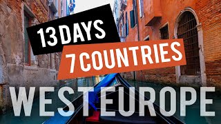 WESTERN EUROPE Travel Tour Itinerary [Italy-Austria-Switzerland-Germany-Netherlands-Belgium-France]