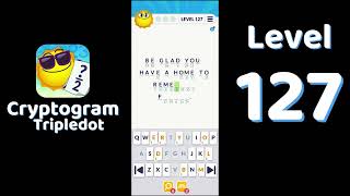 Cryptogram Tripledot Level 127 Answer | SolutionGuruji