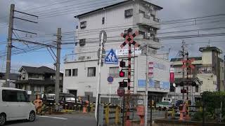 00587　南海加太線中松江駅の近くの西側の踏切