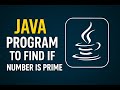 Java Program to Check if number is a  Prime Number  - 2 ways #interviewquestions