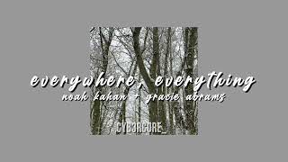 everywhere, everything (noah kahan, ft gracie abrams) - sped up/nightcore #spedup #nightcore