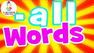 -ALL Words for Kids | Read -ALL Words for Children (Word Family Series)