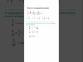 Find x in the geometric series #actmath #satmath #learnmaths  #aptitude  #geometricseries #gmatmath