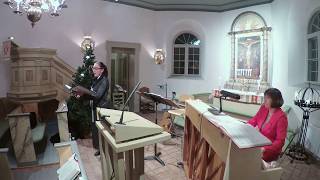 I juletid med Carina Gullberg och Anneli Druve i Grude kyrka 7 jan 2018