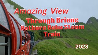 BRIENZ ROTHORN BAHN STEAM TRAIN [ Switzerland 🇨🇭  ]