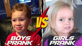 BOYS PRANK VS GIRLS PRANK
