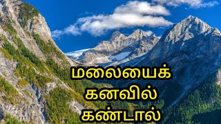 மலையைக் கனவில் கண்டால் என்ன பலன்|malaiyai kanavil kandal enna palan|mountain in dream|Anita's clips