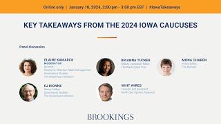 Key takeaways from the 2024 Iowa caucuses