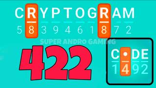 CRYPTOGRAM 422