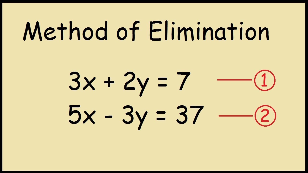 Elimination Method