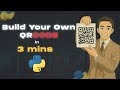 Generate Your Own QR Code in 3 Minutes Using Python | Python QR Code Tutorial for Beginners #python