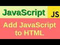 Add JavaScript to HTML in 3 ways - Basic JavaScript Fast (1)