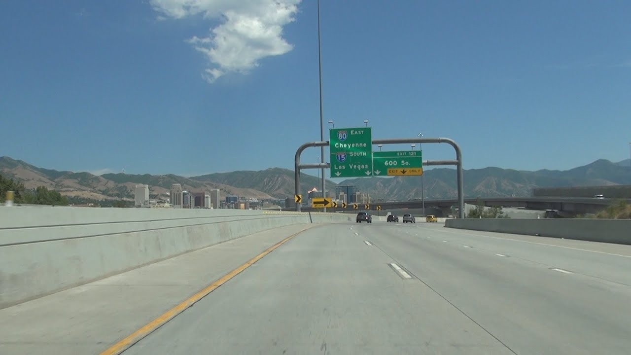 Interstate 80 In Salt Lake City, Utah - YouTube