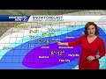 Cloudy and cool Sunday, Heavy Snow Monday