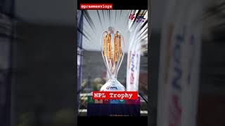 Beautiful NPL Trophy #npl #npltrophy #nepalpremierleague #nepal #cricket