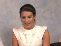 lea michele relives glee disaster audition up close people