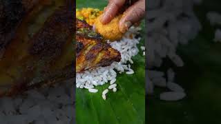 ഒരു മീൻ പൊതിച്ചോറ് | Kerala Pothichoru | Fish Curry Meals | Pomfret Curry Meals