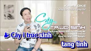 Karaoke Cây Trúc Xinh | Song Ca Thiếu Giọng Nữ | Song ca cùng Vast Nguyễn