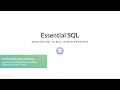 SQL Tutorial: Essential SQL