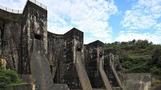 view 水田を潤す“石垣の古城”　香川県観音寺市の豊稔池堰堤