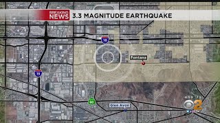 3.3 Earthquake Jolts Glen Avon Area