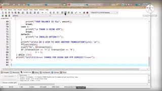 10.ATM BANKING IN C #cprogrammingproject