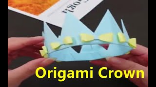How to make #DIY Princess crown/#papercrown at home/crown for girls/miss farewell？