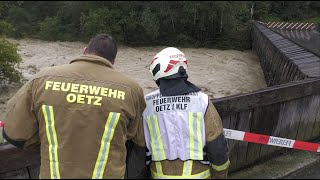 Dramatisches Hochwasser in Tirol: Urlauber von Außenwelt abgeschnitten