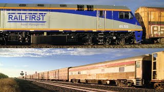 SCT 2PM9 Diesel Freight Train With EL55 \u0026 Crew Carriage (7/5/2021) - PoathTV Australian Railways