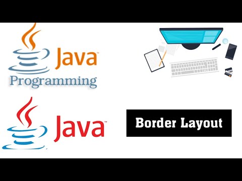 Borderlayout In Java Java Swing Youtube