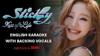 KISS OF LIFE -  STICKY - ENGLISH KARAOKE WITH BACKING VOCALS