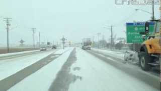 First Major Snowfall of the Season - November 10, 2012 - Winnipeg, Manitoba