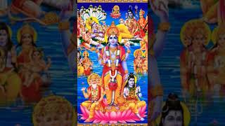 #shorts विष्णु भगवान की आरती ll ओम जय जगदीश हरे l Anuradha Paudwal #status#vishnu#god#aarti #bhajan