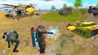 M202 vs M202 Battle in Last Death Zone😨PAYLOAD 3.0 | Tank vs Chopper War | PUBG MOBILE #47