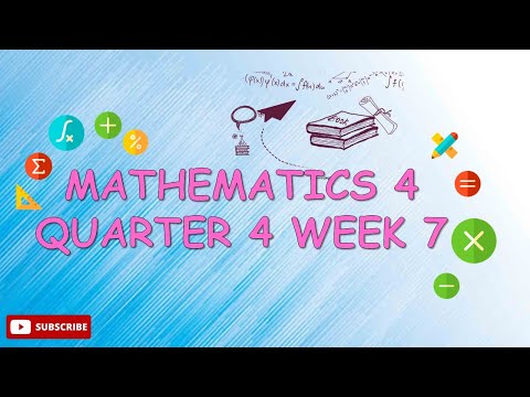 Mathematics 4 Quarter 4 Week 7 Youtube