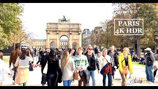 Paris France, Walking tour - October 1, 2022 - 4K HDR 60 fps