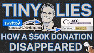 TINY LIES: The $50K Political Donation That Disappeared