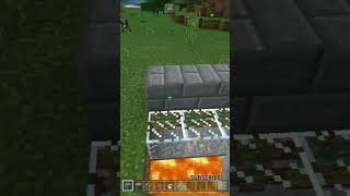 Automatic glass road 🔥 #minecraft #minecraftpe #fyp #foryou #funny