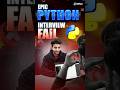 Python Interview - Honest Answers😂 | Python Interview Questions 2025 | Intellipaat #shorts #python