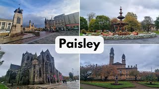 The Town of PAISLEY - Is It Worth A Visit? - Scotland Walking Tour | 4K | 60FPS