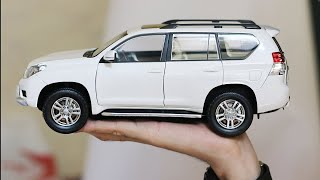 Unboxing of Toyota Land Cruiser Prado 1:18 Scale Diecast Model - Adult Hobbies