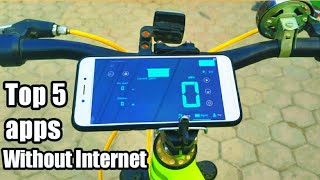 Best speedometer app for android || top 5 without internet cycle meter apps || speedometer apps