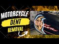 Motorcycle Tank Dent Removal - Paintless Dent Repair on a Harley Davidson Gas Tank