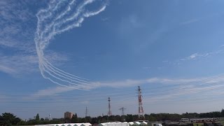 平成２８年度自衛隊記念日観閲式【ﾌﾞﾙｰｲﾝﾊﾟﾙｽ展示飛行】161023