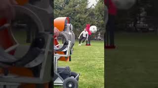 high speed ball thrower machine